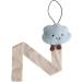 hgnxa Cute Hair Clip Holder Soft & Comfortable Adjustable Hairband Storage Cloud Pattern for Kids Room Decoration & Daily Use White leggy clouds - Buy Online on GoSupps.com