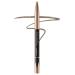 CRASLAN Makeup Brow Eyebrow Definer Pencil  Waterproof  Longlasting  Dual-Sided Brow Brush with Refill & Spoolie  02 Mocha Brown  Quadrangle Tip 02 Mocha Brown-Quadrangle Tip