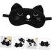 FOMIYES Funny Cat Eye Masks - 3 Pcs Cartoon Sleep Blindfolds for Adults | Panda Design Ideal for Sleep & Travel - Buy Online on GoSupps.com