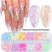 Mermaid Flake Nail Glitter Sequins CHANGAR Iridescent Ice Slag Nail Glitter Colorful Fluorescent Glass Paper Nail Sticker Holographic Nail Glitter for Make Up DIY Nail Decoration - Buy Online on GoSupps.com