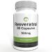 Resveratrol Supplements 98% Purity | Powerful Antioxidant with Strong Absorption | 30 High Strength 500mg Capsules | Supports Anti Ageing Increased Energy Levels & Cell Repair (30) 30 count (Pack of 1)