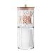 Honrane Cotton Pad Holder Cosmetic Cotton Pad Organizer Cosmetic Storage Box Transparent Convenient Simple Makeup Cotton Pad Swabs Organizer Storage Box for Home 3