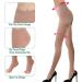 Buy Medical Compression Tights for Varicose Veins & Edema | 20-30 mmHg Open Toe Beige XL | International Shipping Available - Buy Online on GoSupps.com