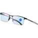 Ultra-Light Men's Business Neck Reading Glasses | Anti-Blue Light | Size 1.00 Black Frame - Perfect for Seniors - Buy Online on GoSupps.com