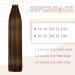 YDDM Tape Extensions - 20Pcs 60cm Real Hair for Invisible Tape Weft - Premium Quality Hair Extensions (P2/6# 24inch) - Buy Online on GoSupps.com