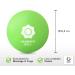 Fascia Balls Set - 2 Natural Rubber 6.3 cm Balls for Fascia Training Yoga & Massage - Soft Green & Soft Set - Buy Online on GoSupps.com