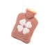 Hot Water Bottle Hot Water Bottle with Cover 500ML Small Hot Water Bottle Wearable hot Water Bottle Mini hot Water Bottle Great Gift for Women Seniors & Children (Pink)