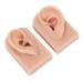 Soft Silicone Ear Model for Piercing Practice - Flexible Reusable 1 Pair Medium Skin Color - Perfect for Doctors & Salons - Buy Online on GoSupps.com