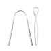 Tongue Scraper 2 Pack in Different Shapes Reduce Bad Breath Stainless Steel Tongue Cleaners Metal Tongue Scrapers Breath Fresher