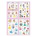 GODSON Princess Tattoos - 4 Sheets, Fake Temporary Tattoos for Kids, Girls, Women - Perfect Party Favors & Birthday Decor - Buy Online on GoSupps.com