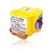 (1 Pack) 6V 4400mAh BR-2/3AGCT4A /A98L-0031-0025 Replacement Battery Non-Rechargeable Compitable for FANUC CNC System with Brown Plug