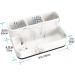 ZCCZ Marble Look Toothbrush Holder - Electric Toothpaste & Makeup Brush Stand - Bathroom Organizer with Removable Tablet - Buy Online on GoSupps.com