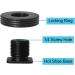 1/4 Female Thread to Hot Shoe Adapter with Bubble Level Camera Cover and Male Screw Adapter for Magic Arm, Monitor, Video Light - Buy Online on GoSupps.com