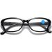 2024 HD Fashionable Anti-Blue Light Reading Glasses for Men & Women - Ultra-Light & Comfortable in Bright Black Frame 2.50 - Buy Online on GoSupps.com