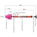 Toilet Unclog High Pressure Toilet Unblock Shot Sealing Pipelines Pipe Strong P1O1 Dredging Toile Plug Resilience Plunger (pink) - Buy Online on GoSupps.com