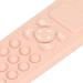 Peach Pink Silicone Baby Teething Toy - Remote Control Shaped for Soothing Massage at Home - Buy Online on GoSupps.com