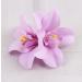 5 Pieces Women's Big Double Chiffon Orchid Hair Clips - Artificial Tropical Flower Pins | Hawaii Hibiscus & Plumeria Hair Accessories - Buy Online on GoSupps.com