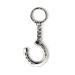 JA Horse metallic keychain pendant horse rider pony horseshoe silver