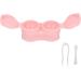 HURRISE Pink Contact Lens Case - Portable Dustproof Travel Kit with Tweezer for Lenses - Ideal for International Shipping - Buy Online on GoSupps.com