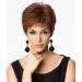 Brown Auburn Pixie Cut Wig for White Women - Natural Layered Synthetic Hair with Bangs - Buy Online on GoSupps.com
