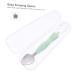 Toddmomy Toddler Cutlery Set - 3-Piece Silicone Baby Food Feeder & Spoon Set - Safe & Easy Eating for Kids - Ideal for Dessert & Feeding - 17x3x1cm - Buy Online on GoSupps.com