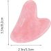 Gua Sha Stone Rose Quartz Tool | Daily Anti-Aging Skin Massage for SPA Therapy - Buy Online on GoSupps.com