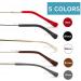 8 Pairs Anti-Slip Silicone Eyeglass End Tips for Thin Metal Legs - Black - Buy Online on GoSupps.com