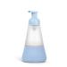 Cleancult Foaming Hand Soap & Hand Sanitizer Dispenser with Pump, Refillable Glass 12oz Container, Shatter Resistant, Non-Slip Grip, Matte Frosted Finish, Kitchen & Bathroom Sink, 1 Pack - Periwinkle 1 Count (Pack of 1) Pe…