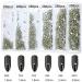Rhinestone Nail Art Studs Set - 4906pcs Circular Glass Stones for 3D Nails (1.3mm-2.8mm) - Crystal AB | Manicure Decorations - Buy Online on GoSupps.com