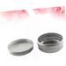 VINTORKY Box Tea Containers Candy Containers for Kitchen Tea Canister Containers with Lids Balm Cosmetic Jars Trip Lotion Aluminium Jar Purses Cream Jars with Lids Travel Metal Candle Size 2 Silver - Buy Online on GoSupps.com