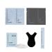 Eye manufactory eyelash and eyebrow lifting kit kit - for voluminous lashes and brows as well as an expressive eyelash swing without any eyelash curls (mini)