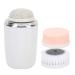 Electric Face Cleaner 3 Gears Adjustment Deeply Remove Dirt Soft Hair Brush Sponge Brush Pumice Brush Rechargeable with Storage Cover for Bathroom