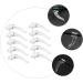 Doitool 30 Pairs Anti-Ear Holder Glasses Hooks | Slippers Ear Hooks for Sunglasses | Temple Clip Accessories | Ultimate Glasses Protection - Buy Online on GoSupps.com