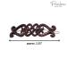 Parcelona French Little Hearts Shell Black Small Celluloid Acetate Side Slide Barrette Snap on Hair Clips (4 Pack) - Buy Online on GoSupps.com
