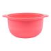 Replacement pot set for wax warmers removable silicone wax bowl and non-stick spatula hair removal sticks reusable facial cleaning device unit size pink
