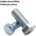 Portable Travel Pill Organizer Case - 2 Pack Waterproof Metal Holder for Pills & Cod Liver Oil - Creative Hex Screw Design - Buy Online on GoSupps.com