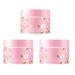 Peach Extract Exfoliation Peach Extract Gel Peach Extract Fruit Acid Exfoliation Rubbing Mud Skin Care Deep Cleansing Face Scrub Cream (3PCS)