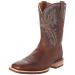 ARIAT Men's Quickdraw Western Boot 8.5 Wide Brown Oiled Rowdy
