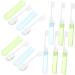 Buy Healvian 50-Piece Portable Travel Toothbrush Set Mini Collapsible Toothbrushes for Adults | Ideal Dental Cleaning Accessories for On-the-Go - Buy Online on GoSupps.com