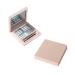 BELLIFFY 2pcs Empty Eyeshadow Dish Makeup Pallette Makeup Highlighter Empty Highlighters DIY Cosmetics Pink 1 count (Pack of 1) Pink