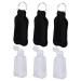 Ipetboom 6pcs Portable Travel Bottles Hand Bottle Cover Bottle Cap Perfume Bottle Filling Black 12X6CM
