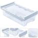 RORPOIR 1pc Refrigerator Storage Basket Clear Fridge Storage Container Fridge Food Keeper White re-usable - Buy Online on GoSupps.com