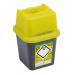 Sharpsafe 4 Litre 5th Generation Yellow/Grey -Sharps Bin Clinical Waste Disposal - Buy Online on GoSupps.com