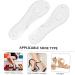 FOMIYES Arch Support Insoles - 2 Pairs Non-Slip Foot Care Cushions for Ladies | Transparent Comfort Shoe Inserts (22.2x7.1cm) - International Shipping Available - Buy Online on GoSupps.com