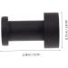 FELTECHELECTR 4 Pcs Bathroom Towel Hook Towel Hooks for Wall Bathroom Hooks Coat Hooks Hat Hanger Door Brass Black - Buy Online on GoSupps.com