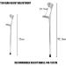 Crutch Lightweight Retractable Folded Elbow Arm Armpit Crutches Fractures Rehabilitation Polio Forearm Crutches Black (White) (Black) Selfless dedication - Buy Online on GoSupps.com