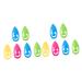 Cabilock 12 STK Dustproof toothbrush cover toothbrush holder wall protective cap for toothbrushes ventilated toothbrush caps toothbrush wall bracket wall holding child smile face picture 1x2stk 3*5cmx2pcs