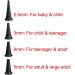 Jiusion Original 4 Pack Otoscope Speculum Tips - 2.5mm 3mm 5mm for 3x Otoscopes | Disposable Otoscope Caps - Fast International Shipping - Buy Online on GoSupps.com