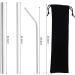 fublousRR5 Cutlery Set 8Pcs Stainless Steel Tableware Kit Chopsticks Spoon Fork Straws Cutlery Set Portable Silver - Buy Online on GoSupps.com