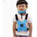 Safwel Head-Halts breast orthosis lumbar spine orthesis adjustable cervical thorax orthosis lumbar vertebrae children's neck collar head and neck fragmenting support Blu